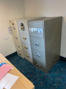 IMG_0062 moving 4 drawers fire resistant filing cabinet safe